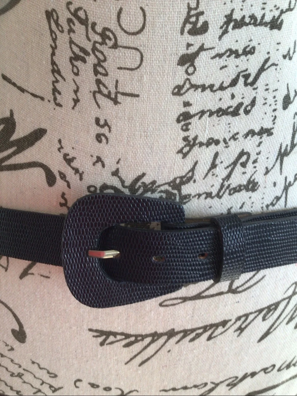 Bundle 2/$14  women’s NavyTextured Buckle Belt  Sz L/ XL 39.75 inches